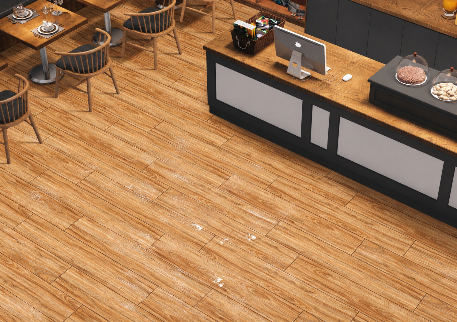 Wooden Tiles  Design with carving 